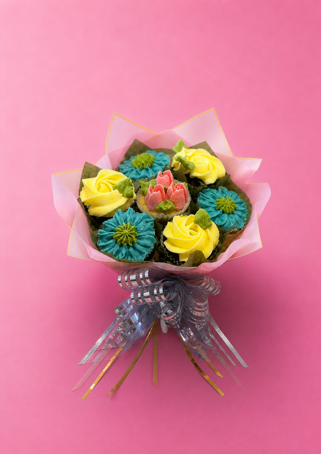 Bouquets mini cupcakes