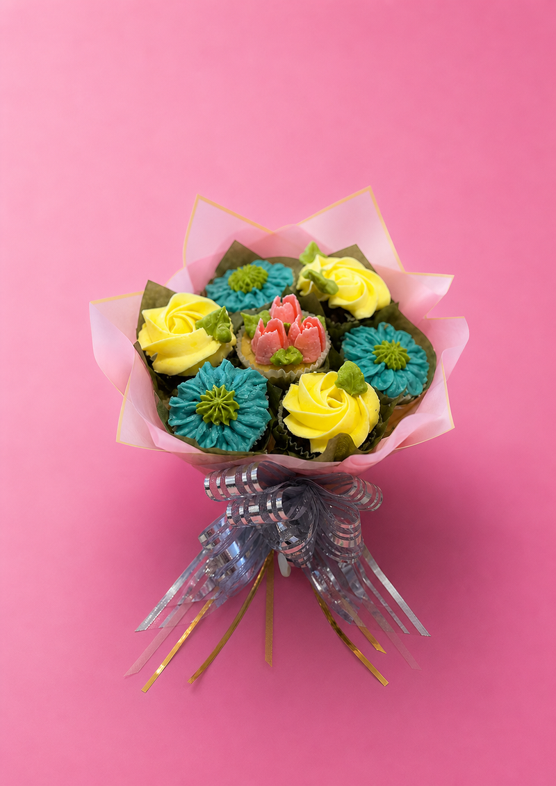 Bouquets mini cupcakes