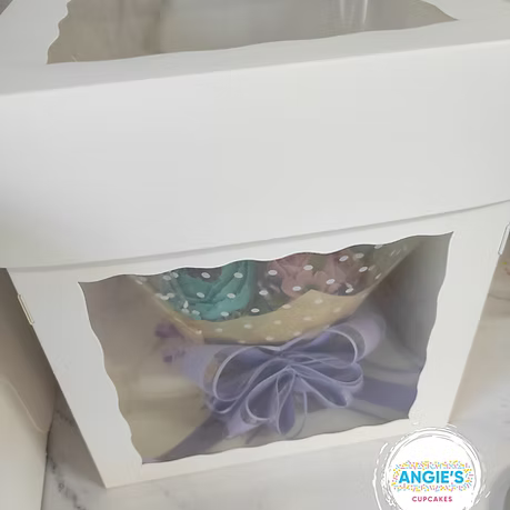 Gift Box for 7 and 12 Cupcake Bouquets