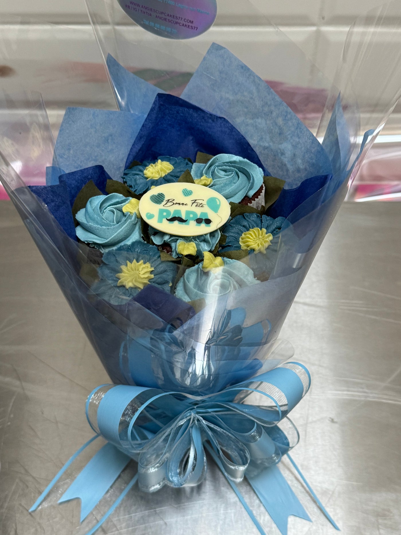 Bouquets mini cupcakes