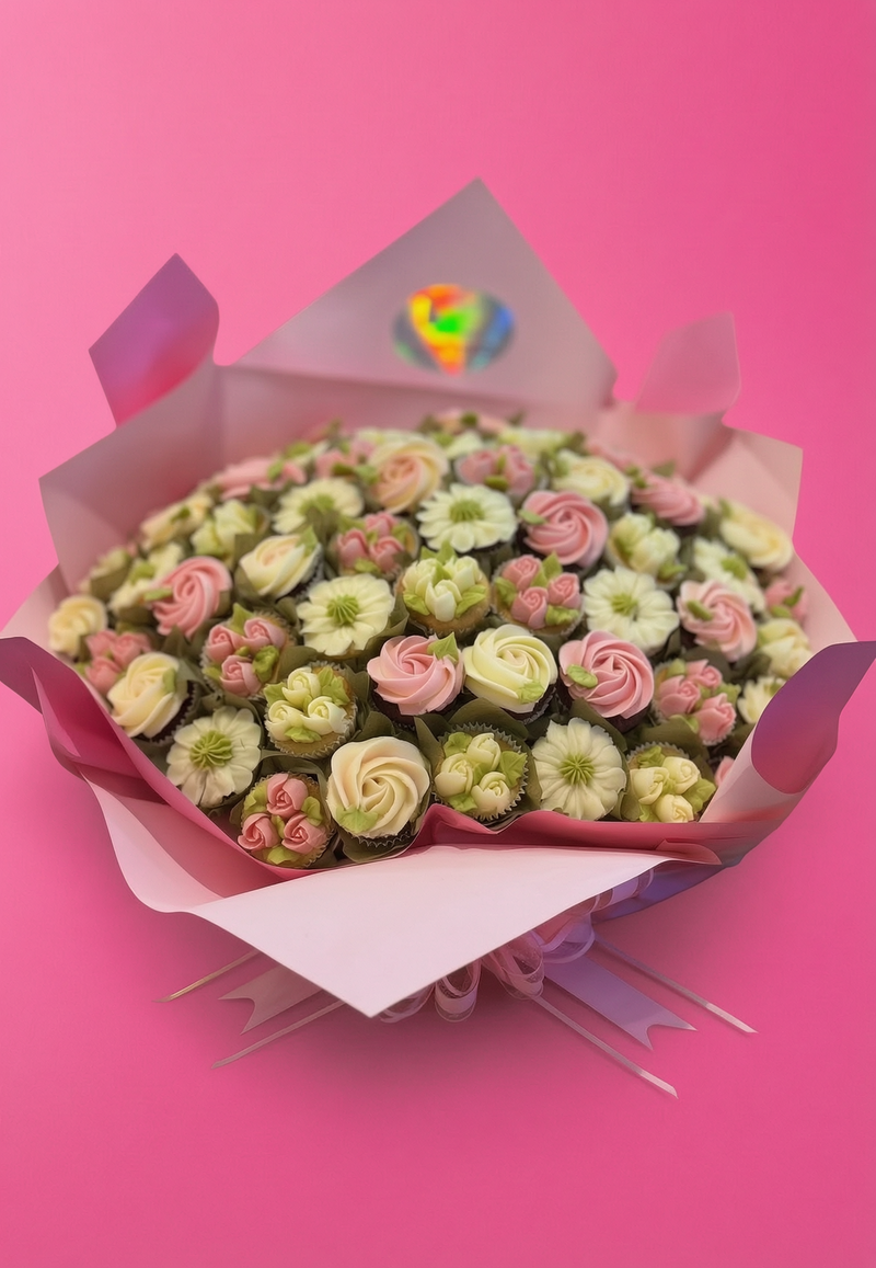 Bouquets mini cupcakes