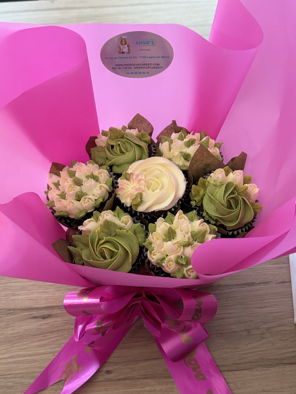 Livraison locale — Bouquet Classique 7 cupcakes
