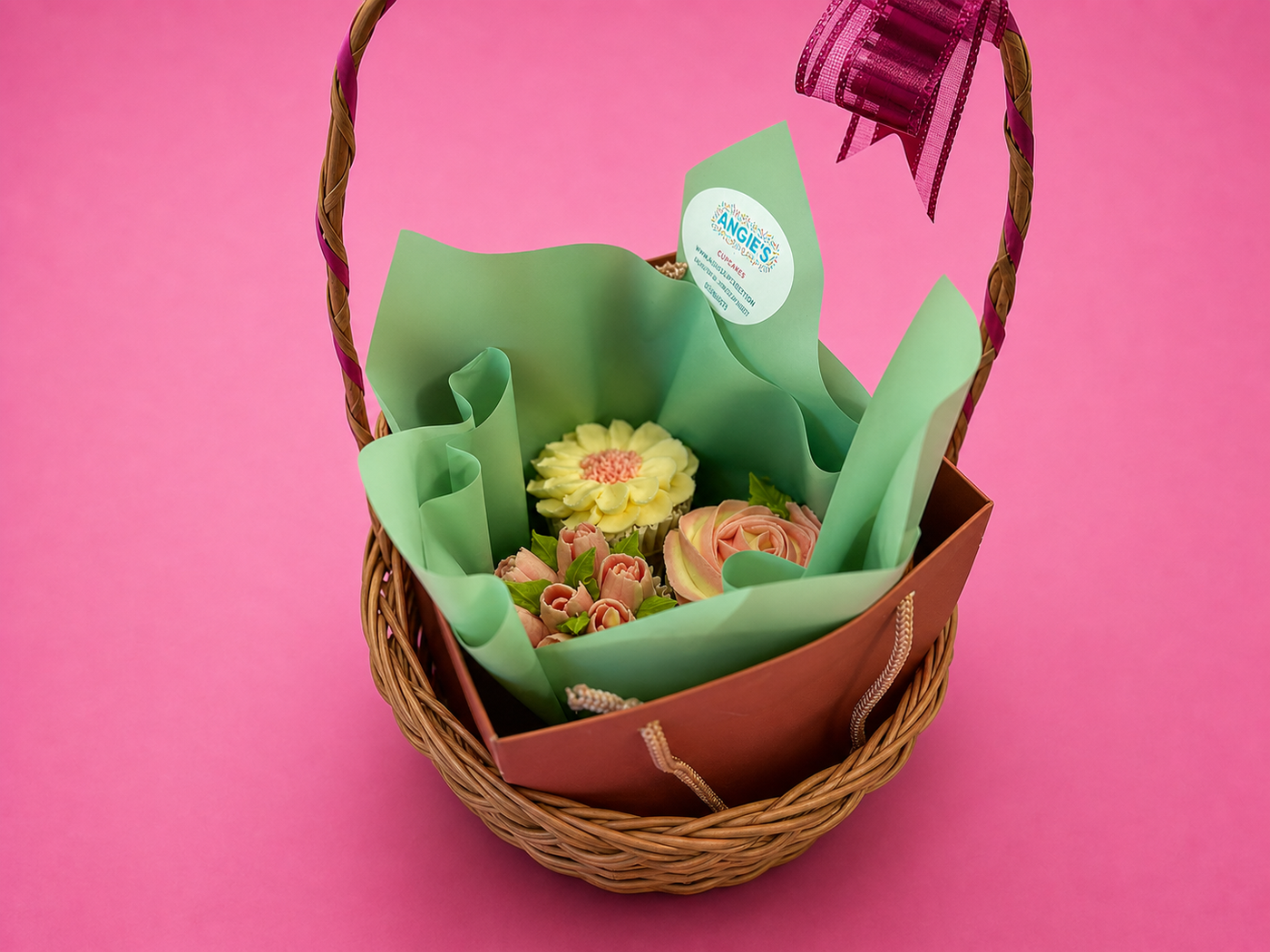 Panier fleuri Deluxe